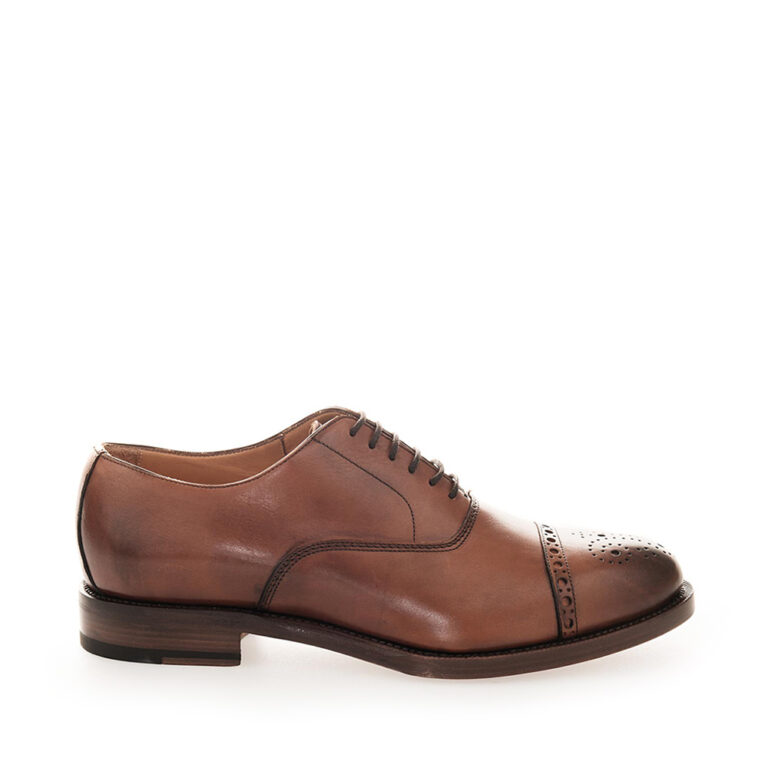 smooth calfskin oxford brogues