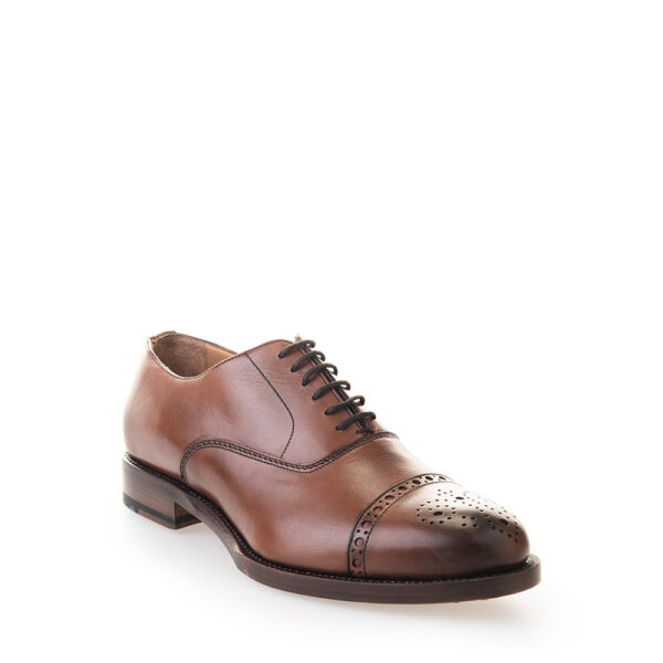 smooth calfskin oxford brogues