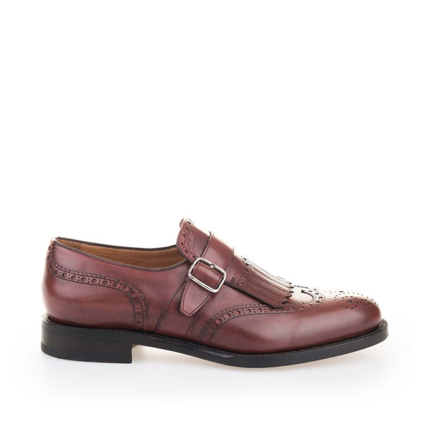 monk strap brogues with fringe