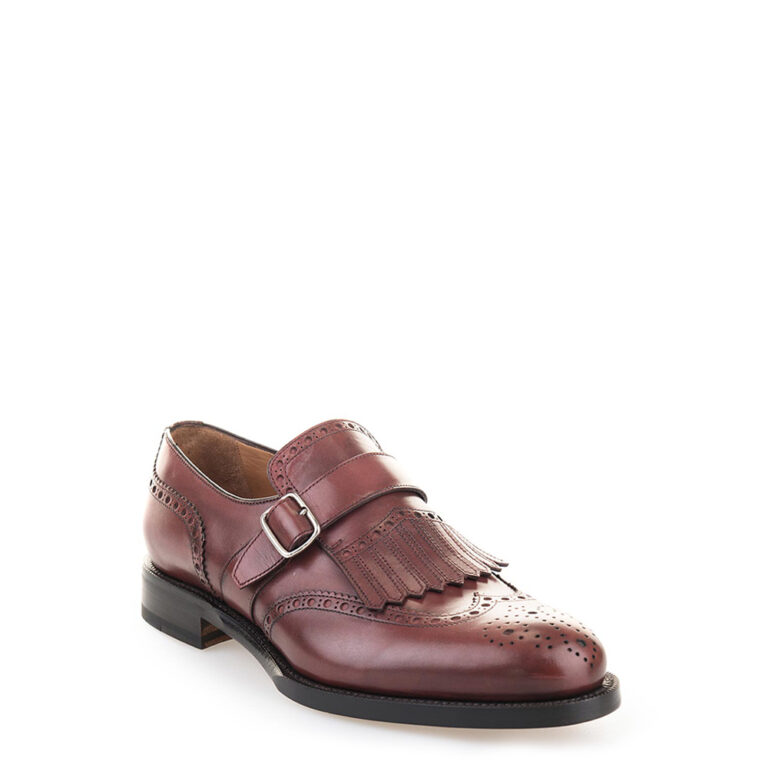 monk strap brogues with fringe