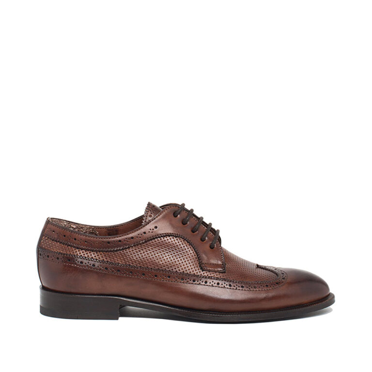 perforated derby brogues