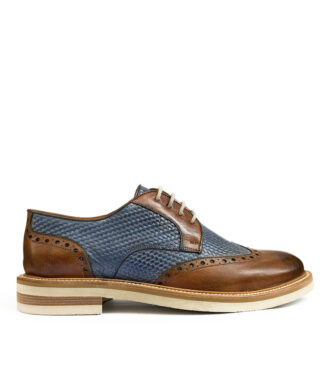 woven derby brogues