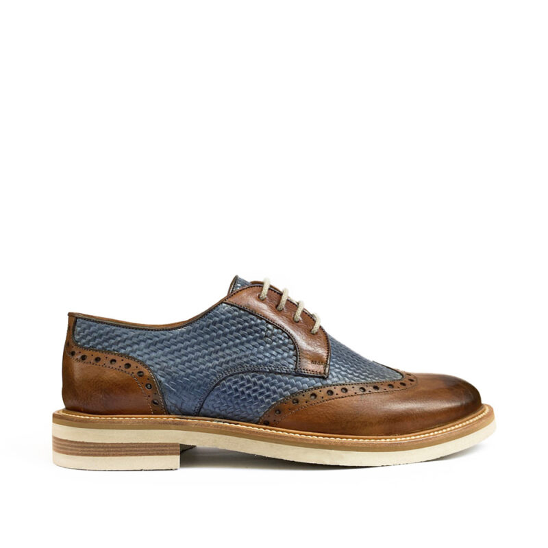 woven derby brogues