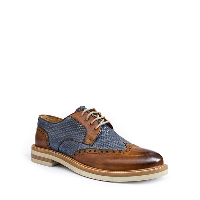 woven derby brogues