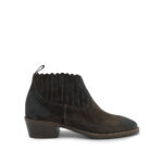 hand-brushed suede ankle boots / luxury line
