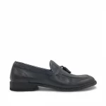 washed calfskin loafers with tassels