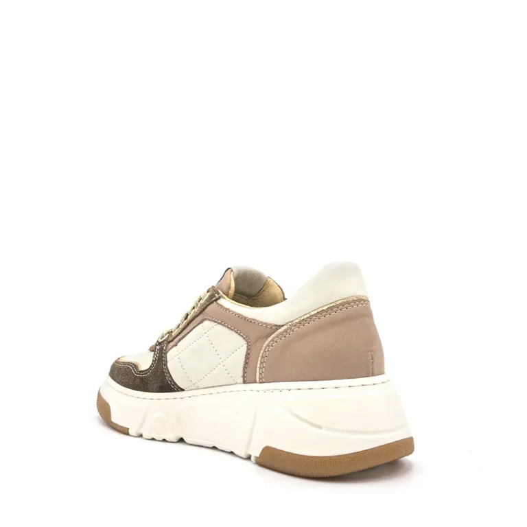 suede + quilted calfskin sneakers