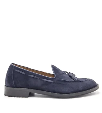 suede loafers with tassels