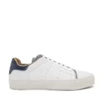 calfskin + canvas sneakers