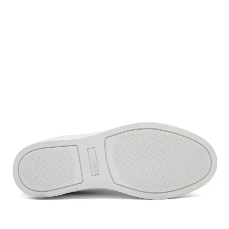 calfskin + canvas sneakers