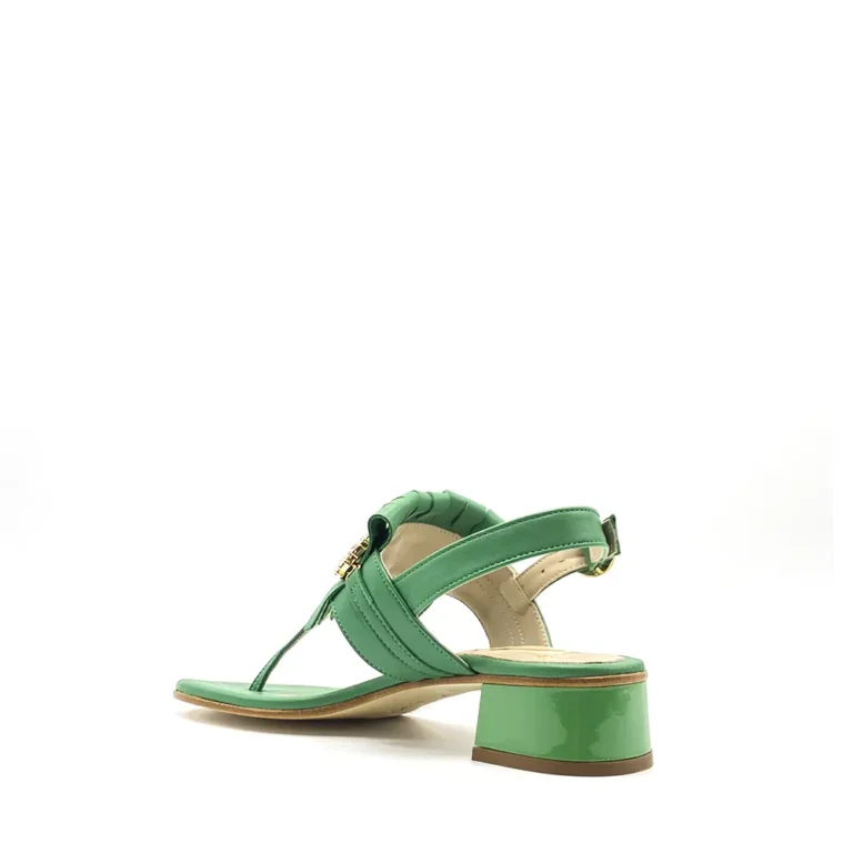 heeled thong sandals