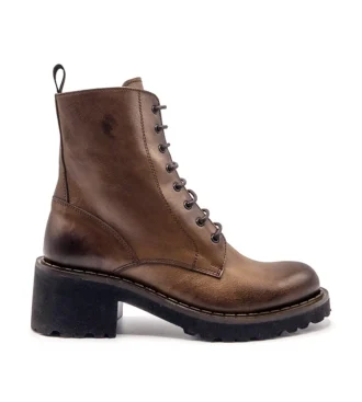 buffalo leather combat boots