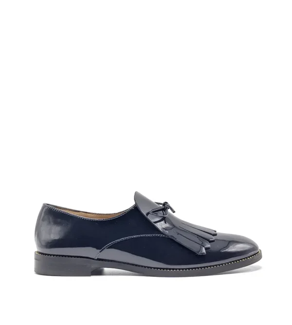 patent calfskin loafers
