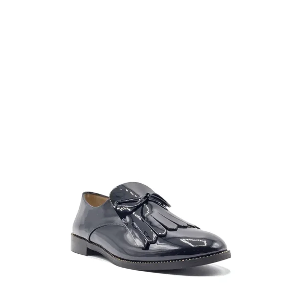 patent calfskin loafers