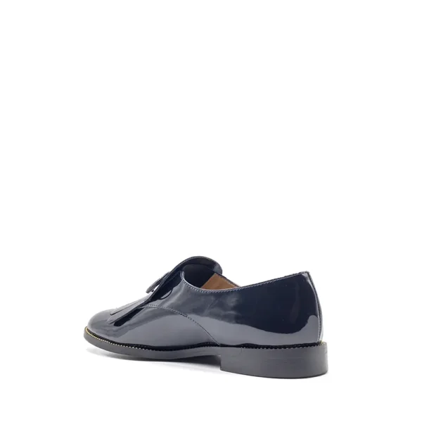 patent calfskin loafers