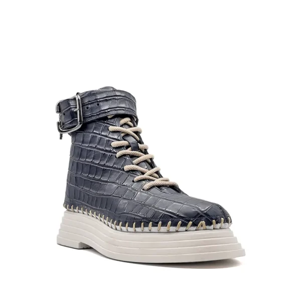 handmade high-top sneakers