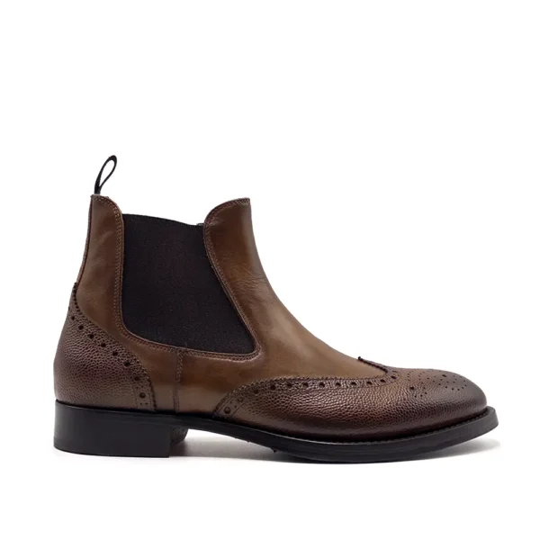brogue chelsea boots